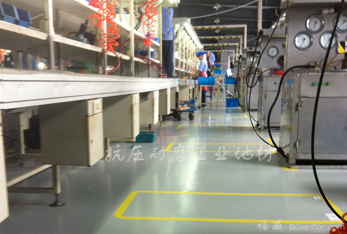 工業車間地坪地面施工 廠房車間工業環氧卷材鋪裝材料